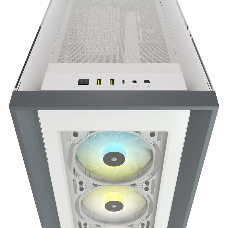 Corsair 5000X RGB TG Mid Tower E-ATX Case - White