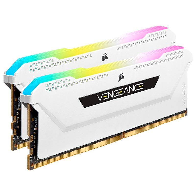 Corsair Vengeance RGB Pro SL 16GB  3600MHz DDR4 RAM - White