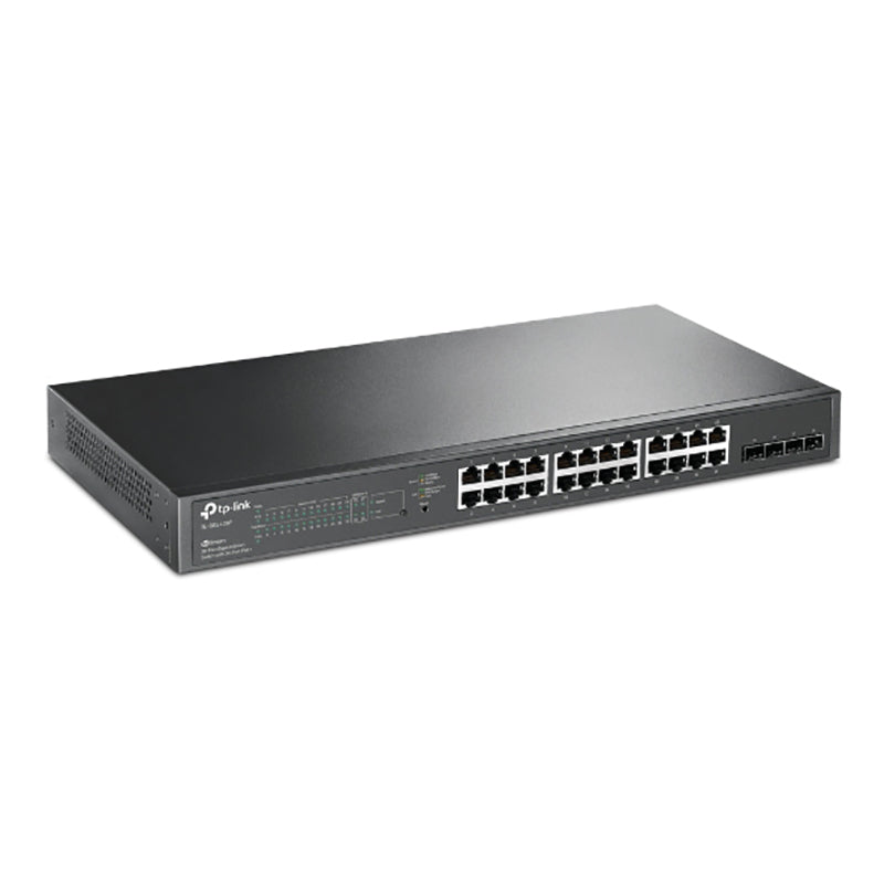 TP-Link 28 Port JetStream Gigabit Switch with 24 Port PoE+