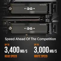 Silicon Power 2TB XD80 Gen3x4 TLC R/W up to 3,400/3,000 MB/s PCIe M.2 NVMe SSD