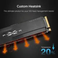 Silicon Power 2TB XD80 Gen3x4 TLC R/W up to 3,400/3,000 MB/s PCIe M.2 NVMe SSD