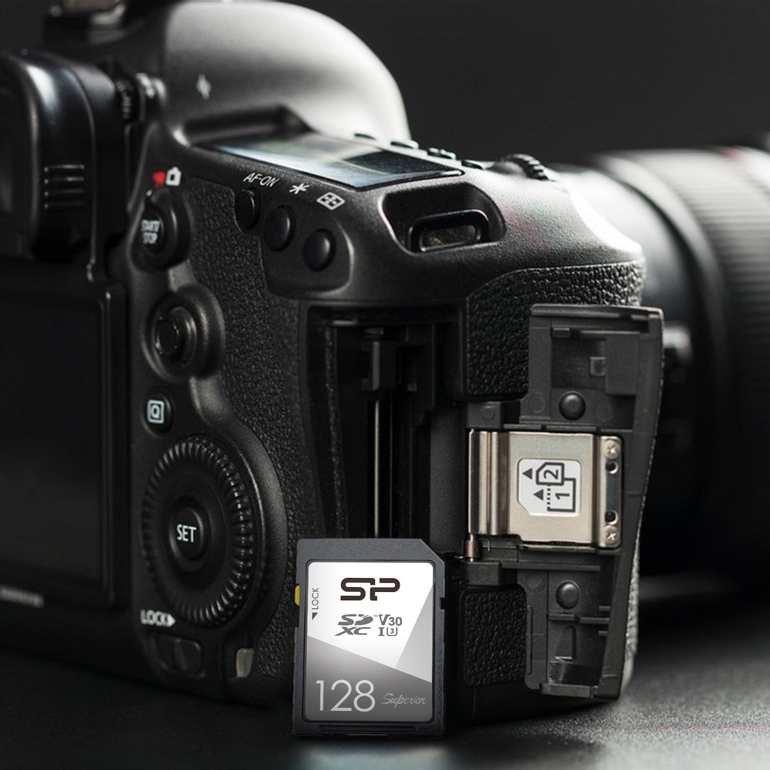 Silicon Power 128GB Superior 4K 100MB/S UHS-I U3 SDXC For DSLR,CAMERA,CAMCORDER,3D