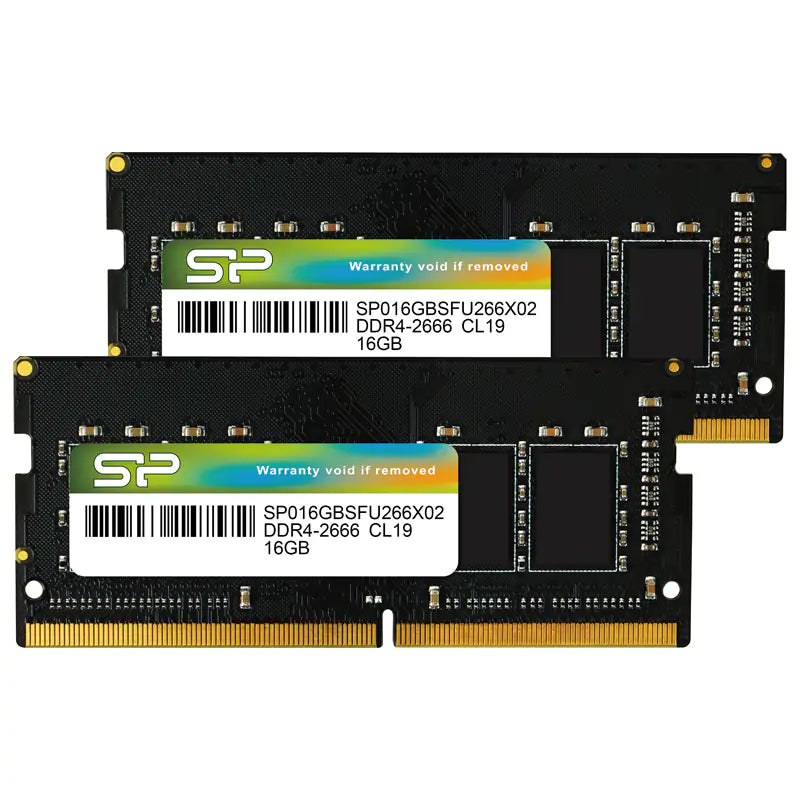 Silicon Power 32GB(2*16GB) SP032GBLFU266X22 CL19 UDIMM 2666MHz DDR4 RAM Dual Desktop Memory