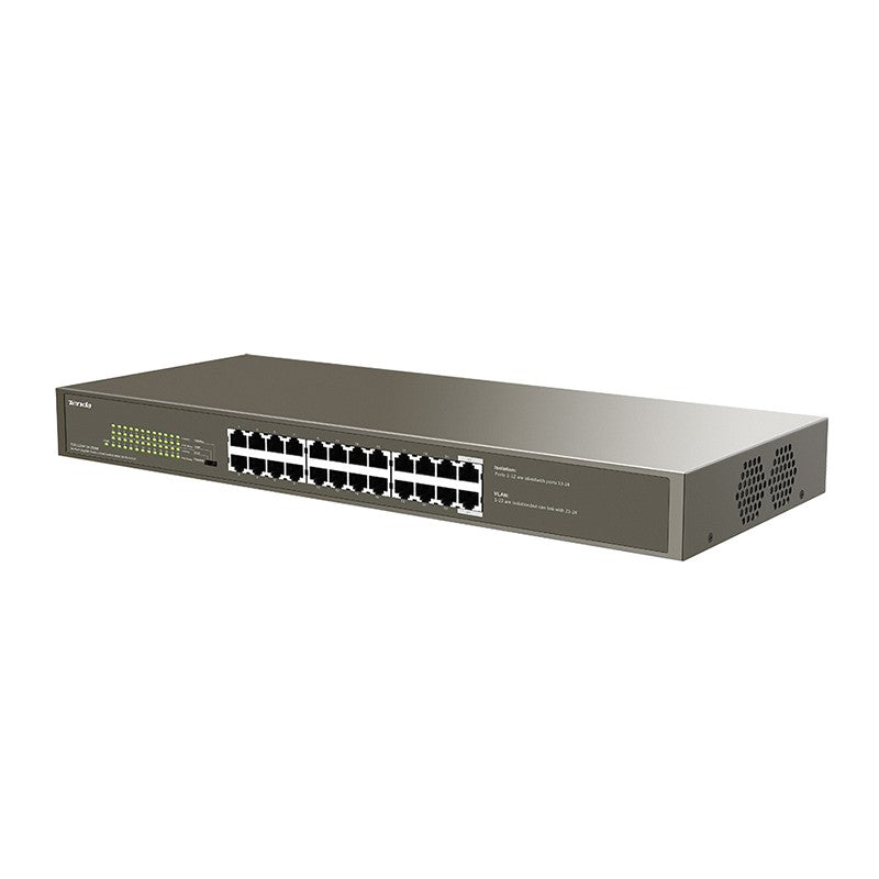 Tenda 24 Port Gigabit Unmanaged PoE+ Switch