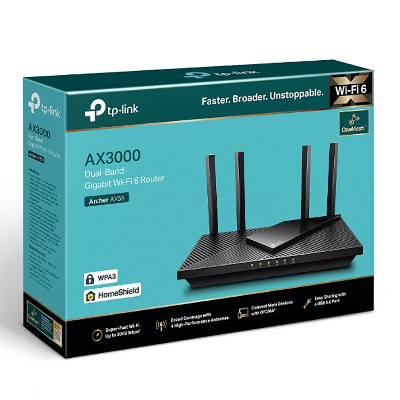 TP-Link AX3000 Dual Band Gigabit WiFi 6 Router