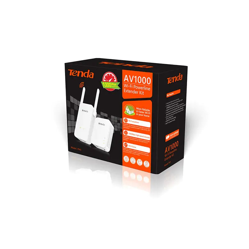 Tenda PH5 Kit AV1000 Wi-Fi Powerline Extender Kit
