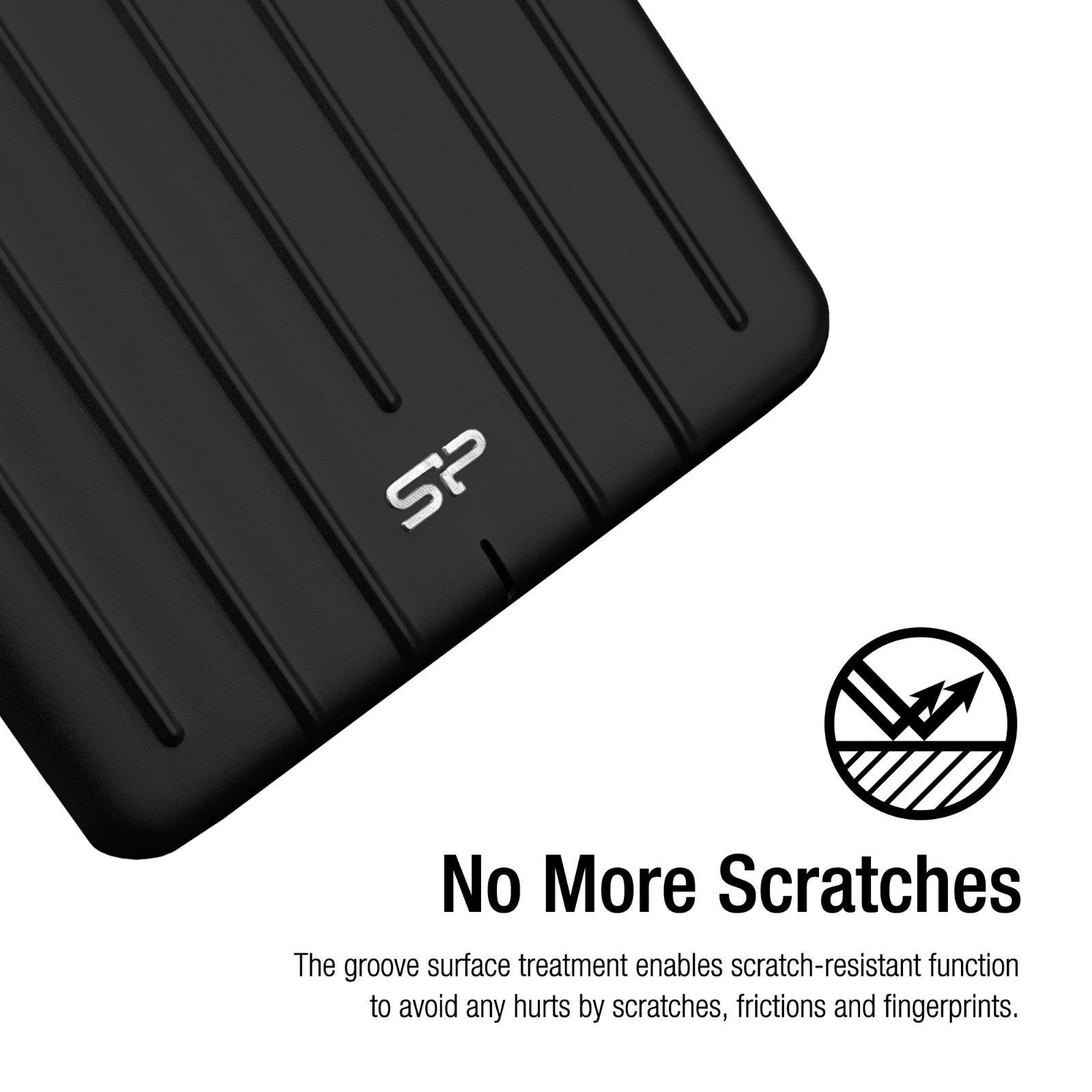 Silicon Power 2TB B75 Pro 520 MB/s USB C Scratch Resistant & Waterproof Portable External SSD with 2 cables