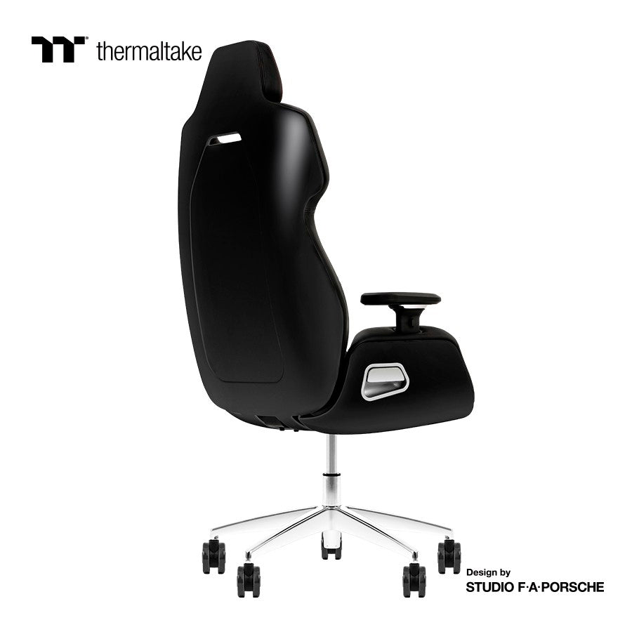 Thermaltake ARGENT E700 Real Leather Gaming Chair Design by Porsche - Storm Black