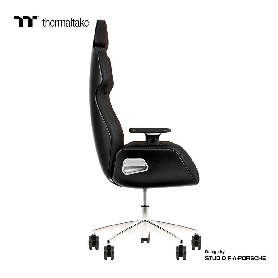Thermaltake ARGENT E700 Real Leather Gaming Chair Design by Porsche - Storm Black