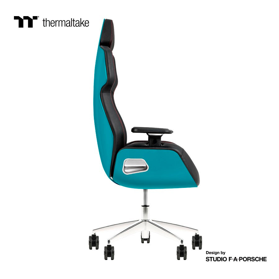 Thermaltake ARGENT E700 Real Leather Gaming Chair Design by Porsche - Ocean Blue