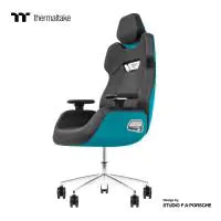 Thermaltake ARGENT E700 Real Leather Gaming Chair Design by Porsche - Ocean Blue