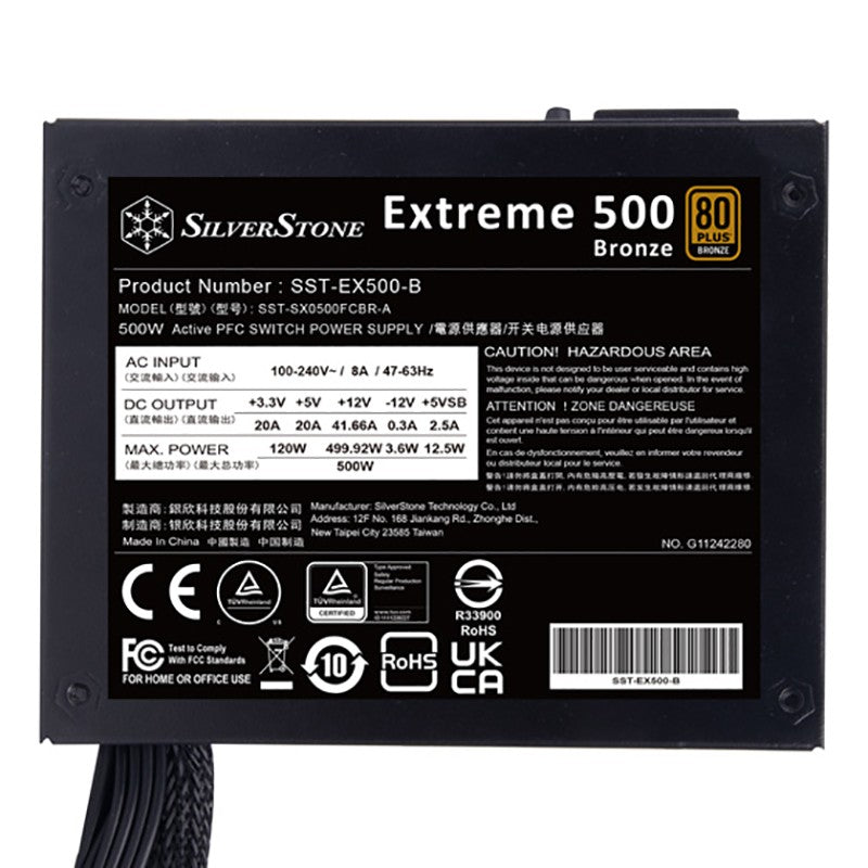 SilverStone 500W Extreme 80+ Bronze SFX Power Supply