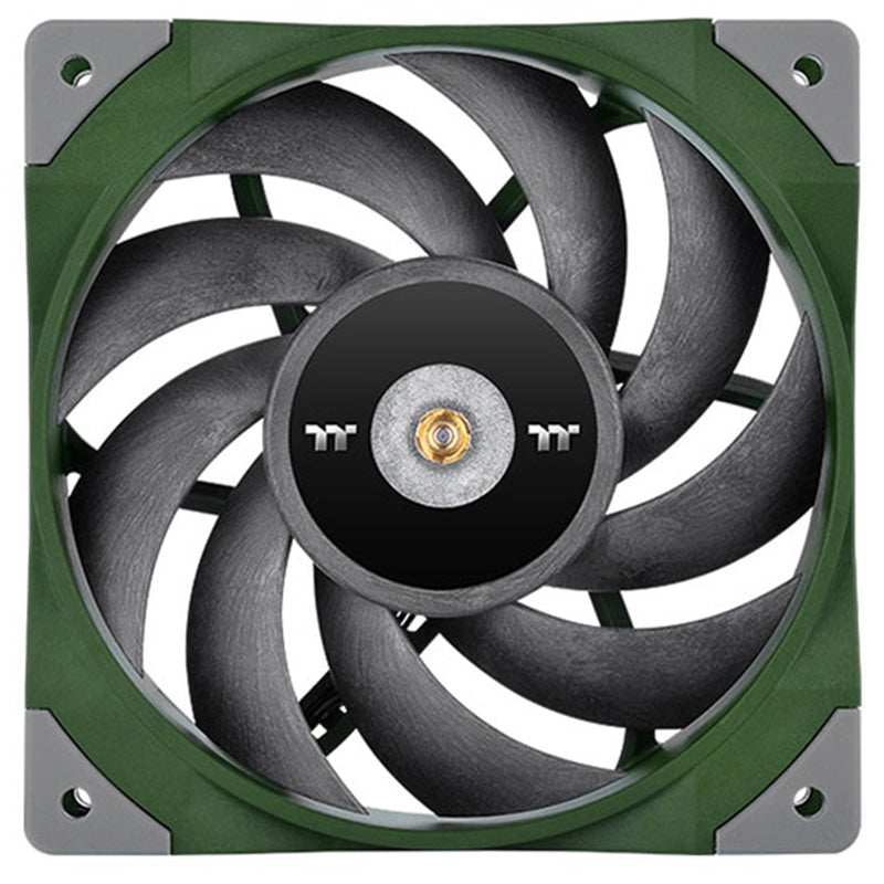 Thermaltake 120mm Toughfan 12 Racing Green High Static Pressure Radiator PWM Fan - Single Fan Pack
