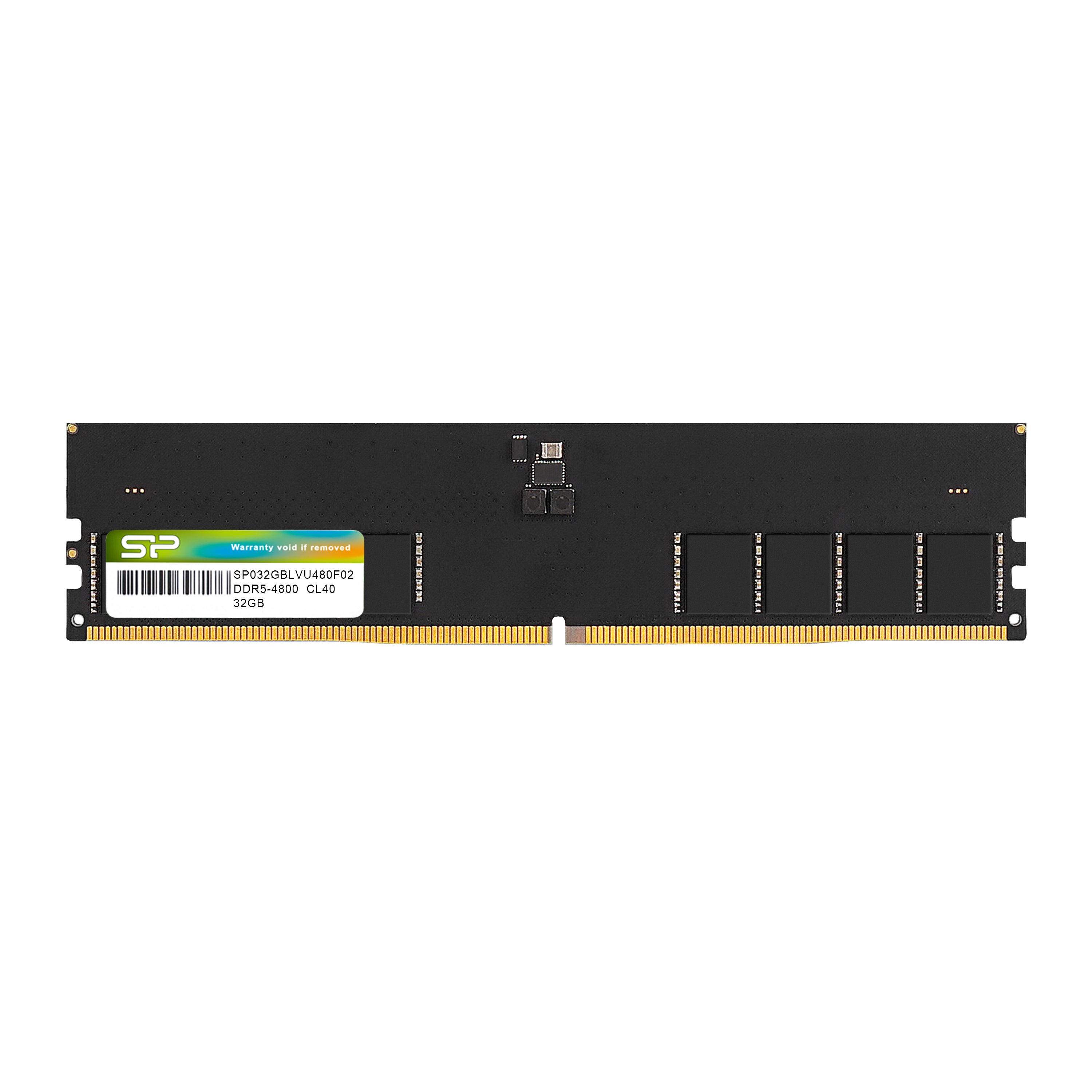 Silicon Power 32GB  SP032GBLVU480F02 CL40 1.1V UDIMM 4800MHz DDR5 RAM