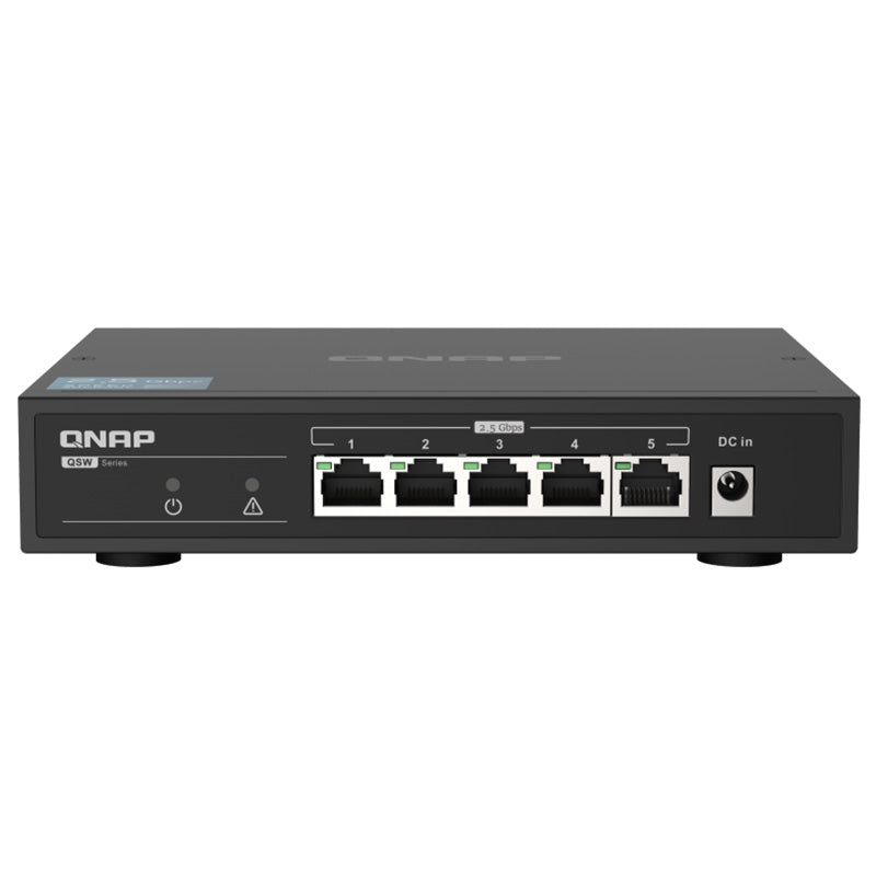 QNAP 5 Port 2.5GbE Unmanaged Switch