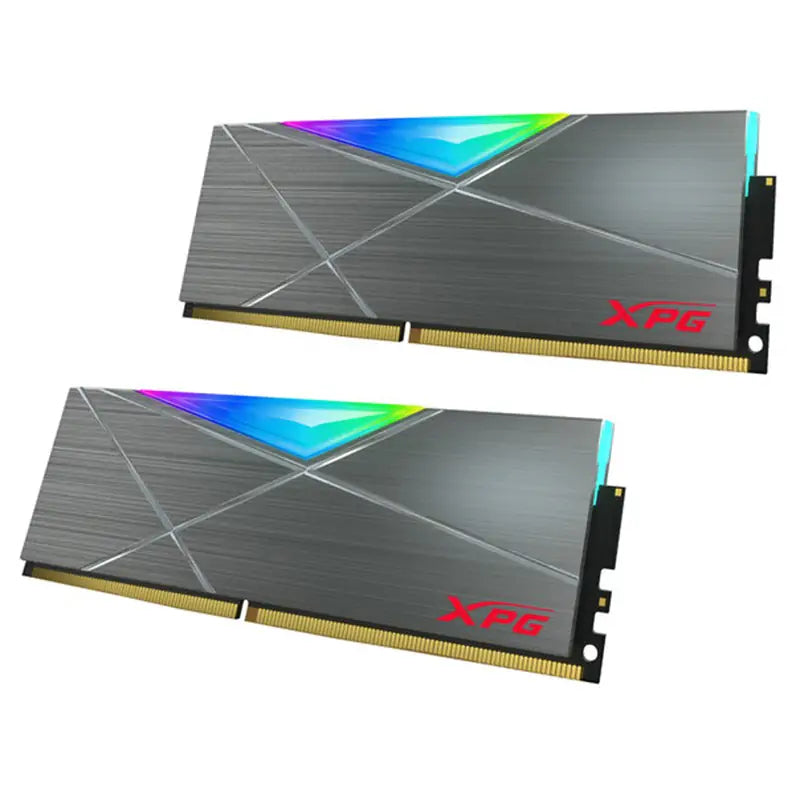 ADATA 16GB (2x8GB) AX4U32008G16A-DT50 XPG SPECTRIX D50 RGB CL16 3200MHz DDR4 RAM - Tungsten Grey