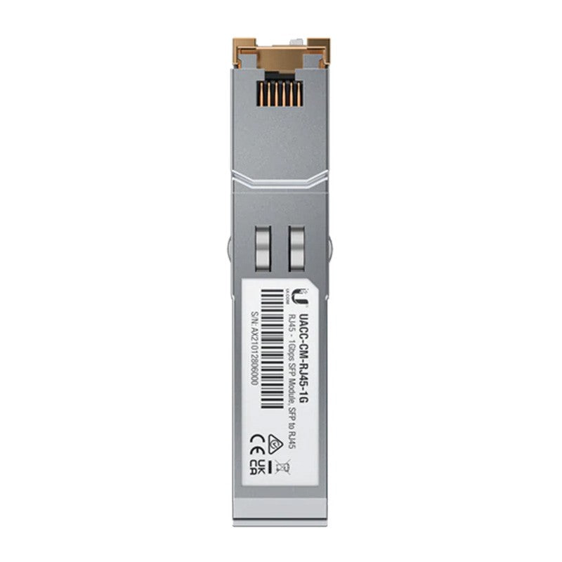 Ubiquiti 1000Base-T Copper 1Gbps SFP to RJ45 Transceiver Module