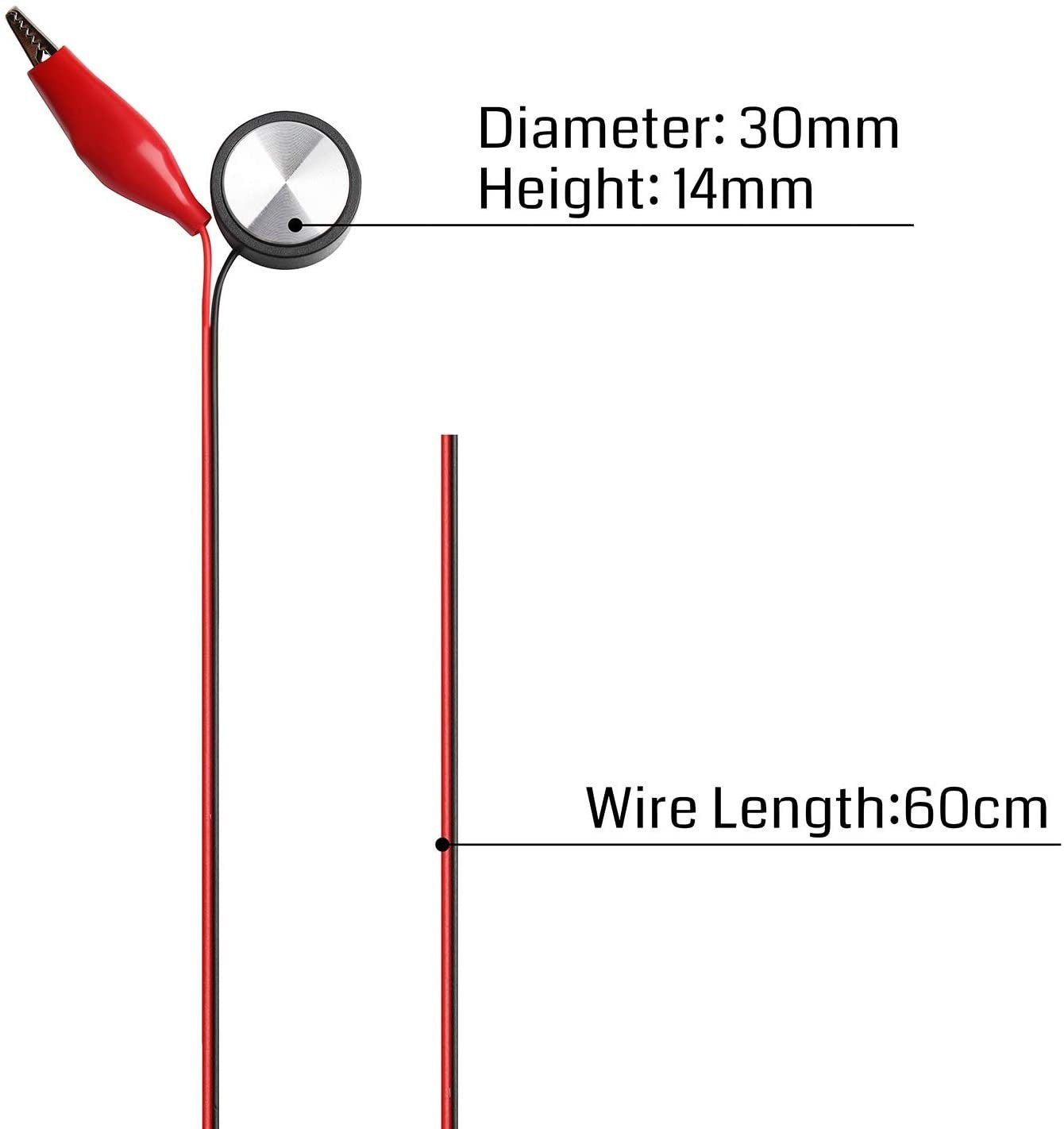 SainSmart CNC Router Z-Axis Tool Setting Touch Probe, Compatible with Grbl/Mach 3