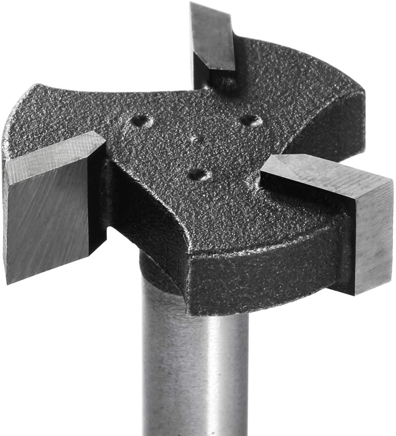 Genmitsu 3pcs 3-Flute CNC Spoilboard Surfacing Router Bits, 1/4'' Shank, 0.94'' Cutting Diameter, Slab Flattening Router Bits for Wood Working, RB03A