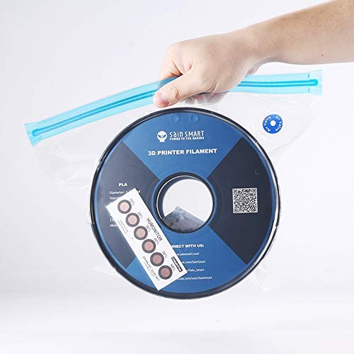 SainSmart eVacuum 3D Printer Filament Storage Bag Vacuum Sealed Bags Vacuum Compression Storage Bags, Prevent and Monitor Moisture
