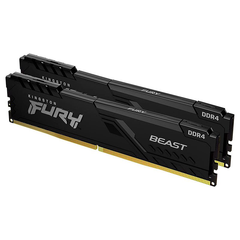 Kingston 32GB  KF432C16BBK2/32 Fury Beast CL16 3200MHz DDR4 RAM - Black