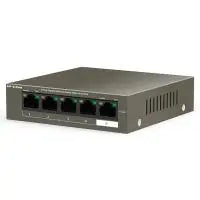 IP-COM 5 Port Gigabit Unmanaged Desktop Switch with 4-Port PoE (G1105P-4-63W)