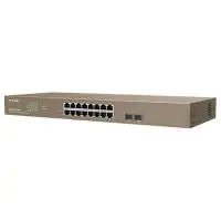 IP-COM 16GE+2SFP Port Gigabit Smart Cloud Managed PoE Switch (G3318P-16-250W)