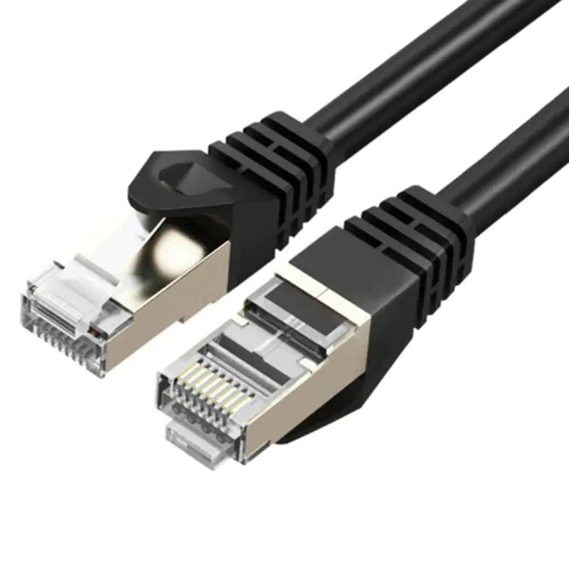 Cruxtec Cat7 SFTP Shield Ethernet Cable - 10m Black