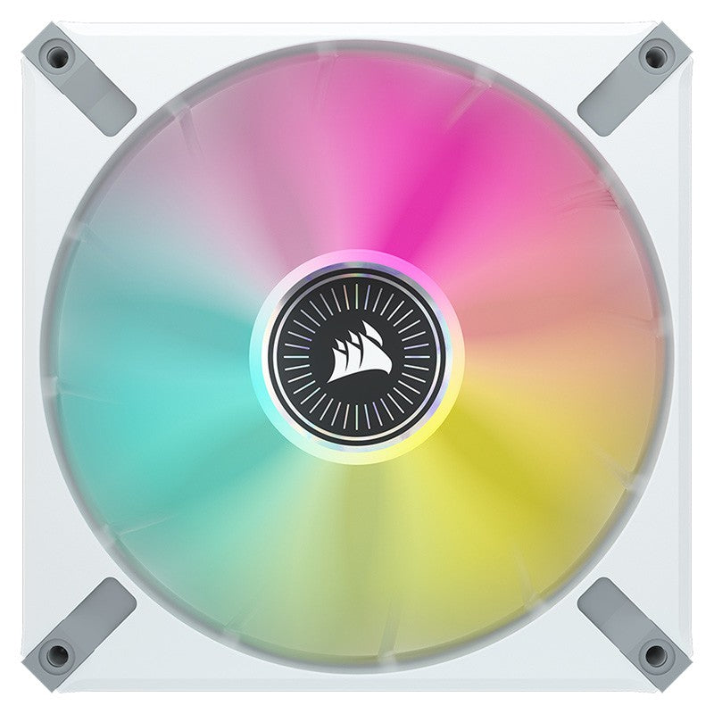 Corsair iCUE 140mm ML140 RGB ELITE Premium Fan 2 Pack White
