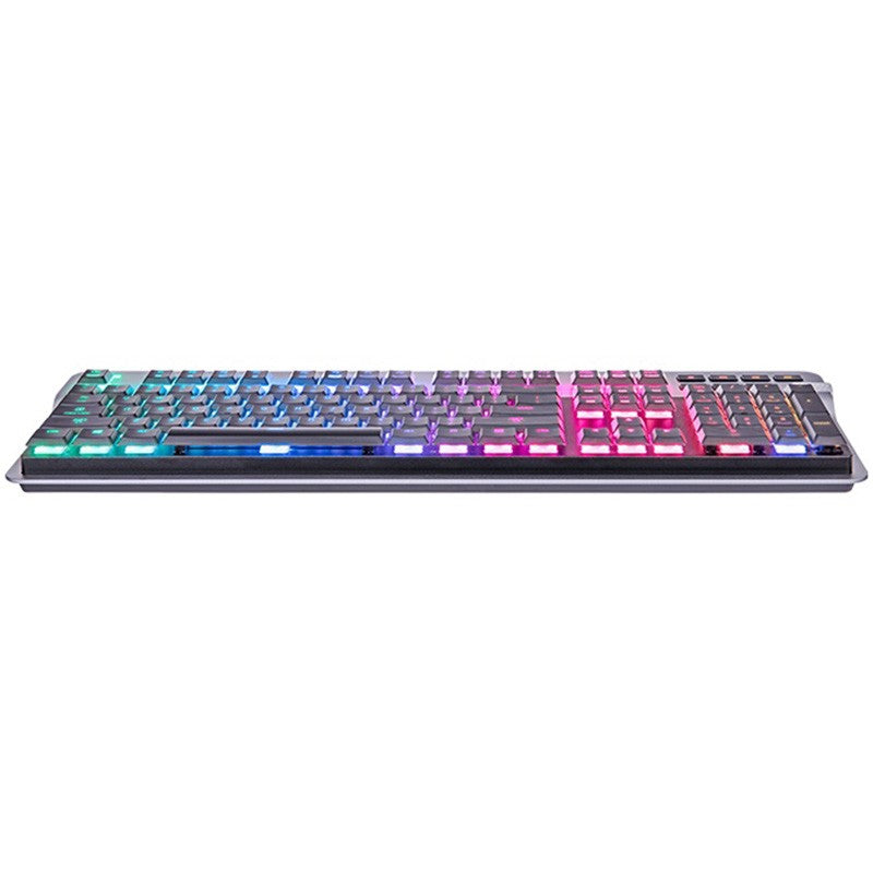 Thermaltake ARGENT K6 RGB Low Profile Wired Mechanical Gaming Keyboard - Cherry MX Red