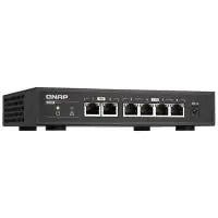 QNAP 2 Port 10GbE RJ45 with 4-port 2.5GbE RJ45 Unmanaged Switch (QSW-2104-2T)