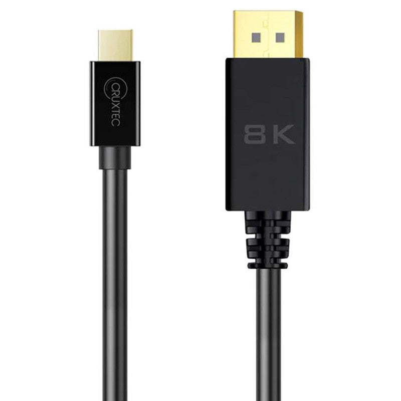 Cruxtec Mini DisplayPort to Displayport Cable 1m
