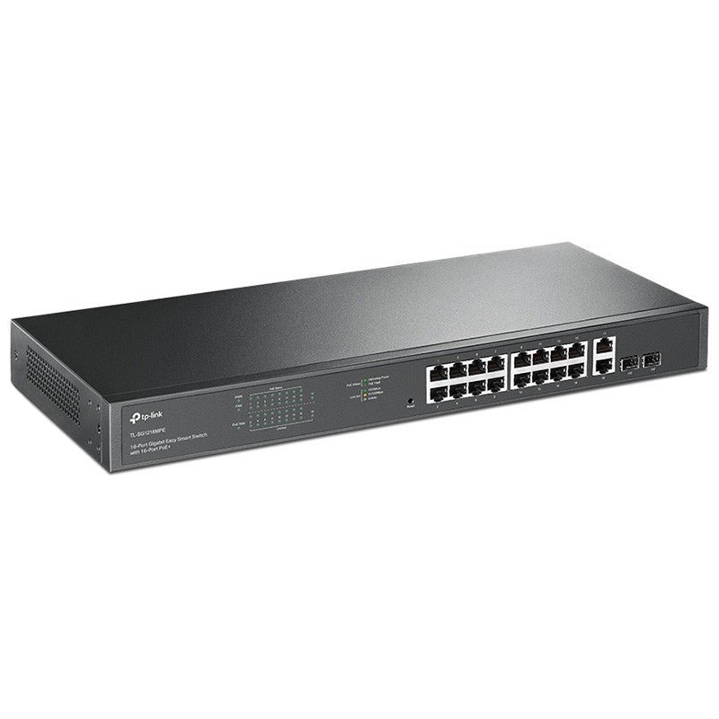 TP-Link JetStream 18 Port Gigabit Easy Smart Switch with 16 Port PoE+