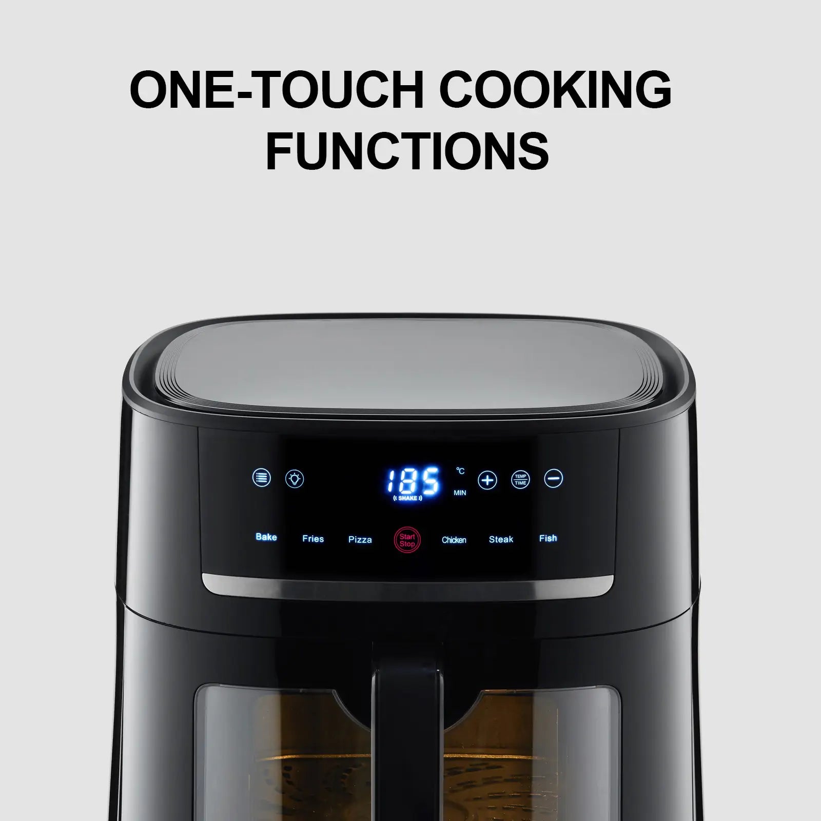 ForeSpy Xiaomi 1350W 4L Air Fryer Digital Touchscreen with 6 Presets Removable Basket Timer&Temperature Control for Oil Free & Low Fat Healthy Cooking