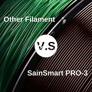 SainSmart PRO-3 Tangle-Free Premium PETG Filament 1.75mm Skin Tone Filament for 3D Printing,Dark Brown,Model Figures and Prosthetics Printing