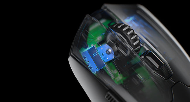 Redragon M995 Pro Wireless Gaming Mouse, 26000 DPI Wired/Wireless Gamer Mouse,50G BT & 2.4G Wireless, 6 Macro Buttons