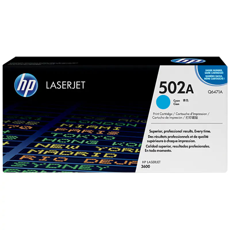 HP CYAN TONER COLOR LASERJET 3600(Q6471A)