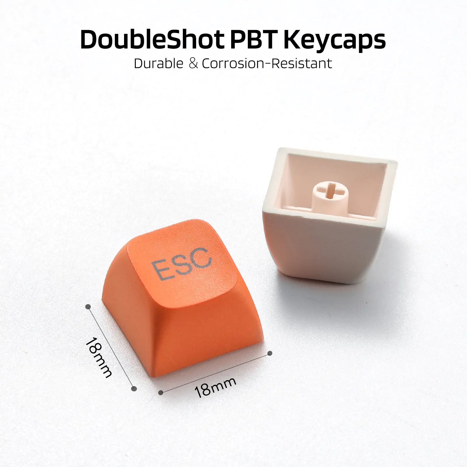 LTC LavaCaps PBT Double Shot 112-Key Keycaps Set, KDA Profile for ANSI Layout 61/68/84/87/98/104 Keys with Keycap Puller for Mechanical Keyboard