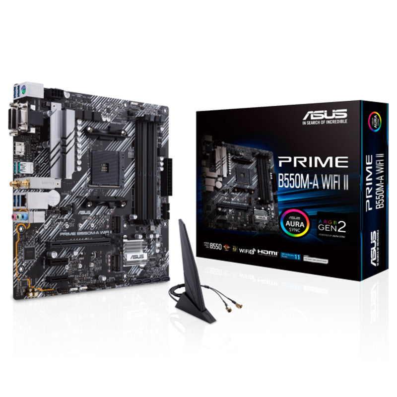Asus Prime B550M-A WiFi II mATX AM4 Motherboard
