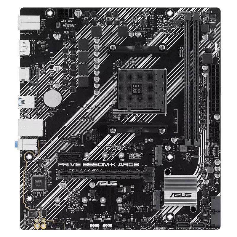 Asus Prime B550M-K ARGB AM4 micro-ATX Motherboard