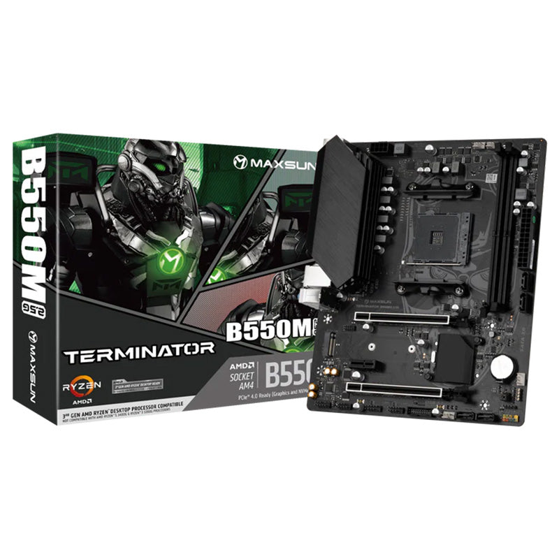 MAXSUN Terminator B550M 2.5G AM4 mATX Motherboard