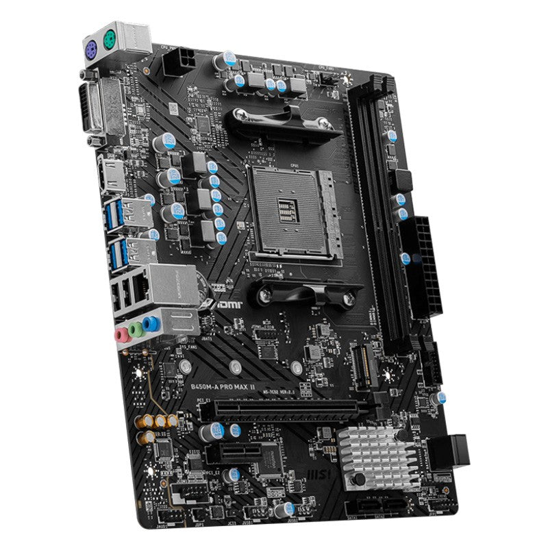 MSI B450M-A Pro Max II AM4 micro-ATX Motherboard