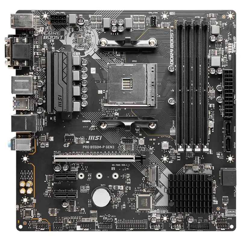 MSI Pro B550M-P Gen3 mATX AM4 Motherboard