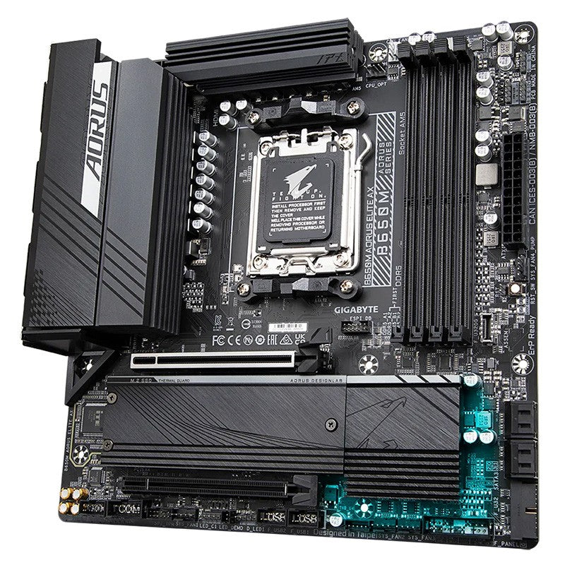 Gigabyte B650M Aorus Elite AX AM5 mATX Motherboard