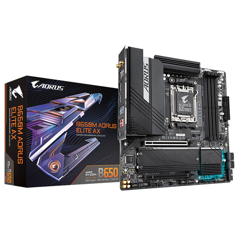 Gigabyte B650M Aorus Elite AX AM5 mATX Motherboard