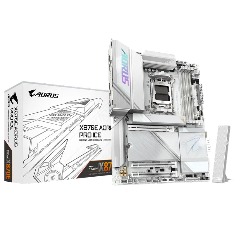 Gigabyte X870E Aorus Pro Ice AM5 ATX Motherboard