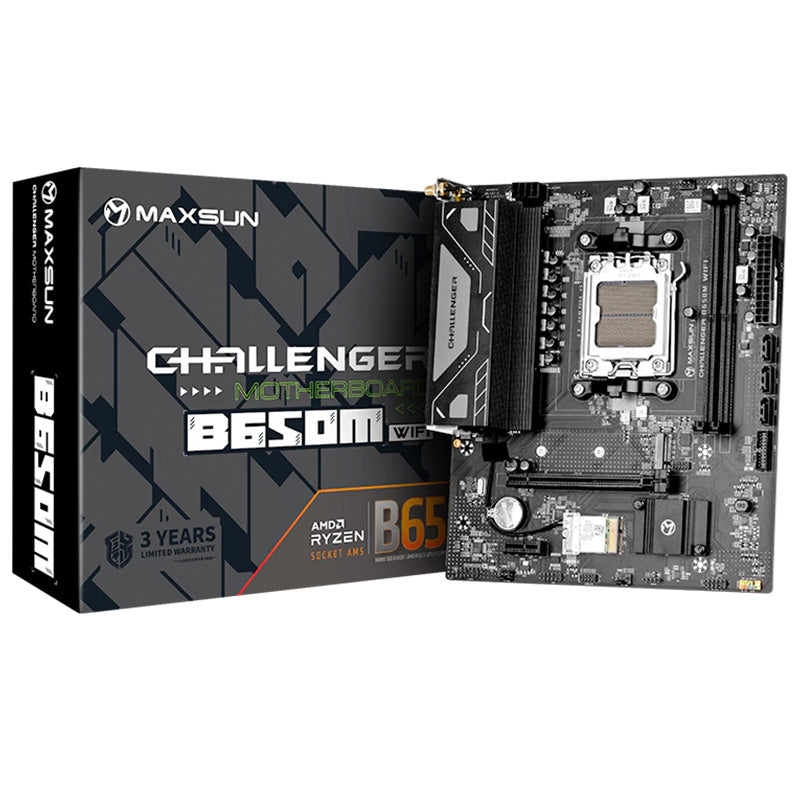 MAXSUN Challenger B650M WIFI AM5 mATX Motherboard