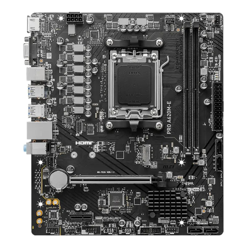 MSI PRO A620M-E AM5 mATX Motherboard