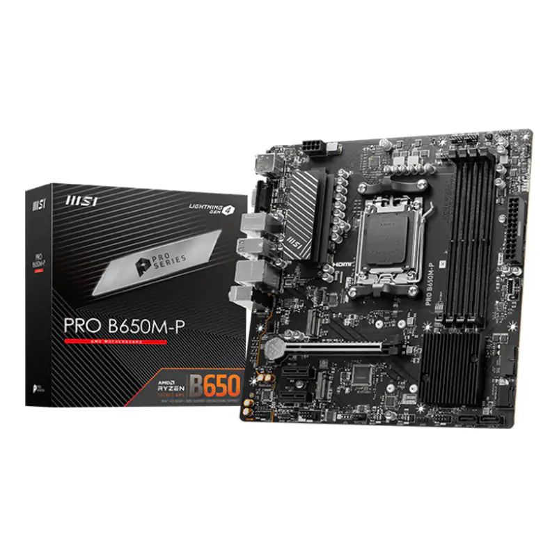 MSI Pro B650M-P AM5 mATX Motherboard