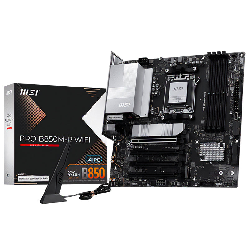MSI Pro B850M-P WIFI AM5 mATX Motherboard